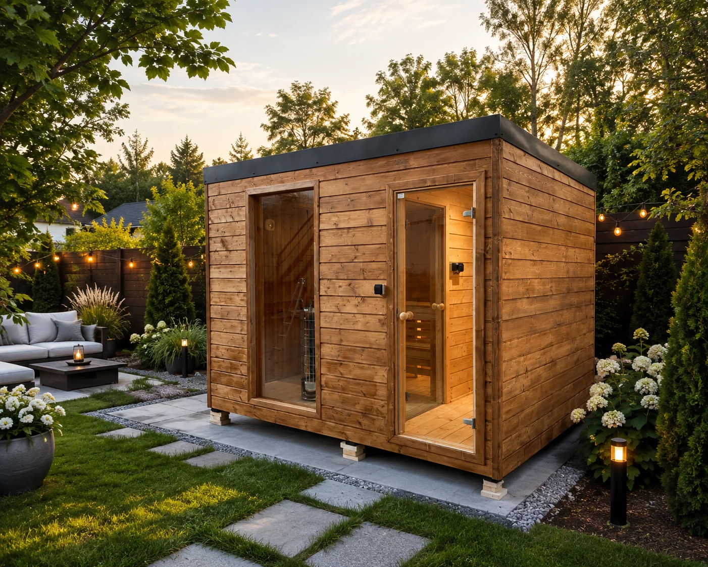 Sauna Ogrodowa + Przedsionek