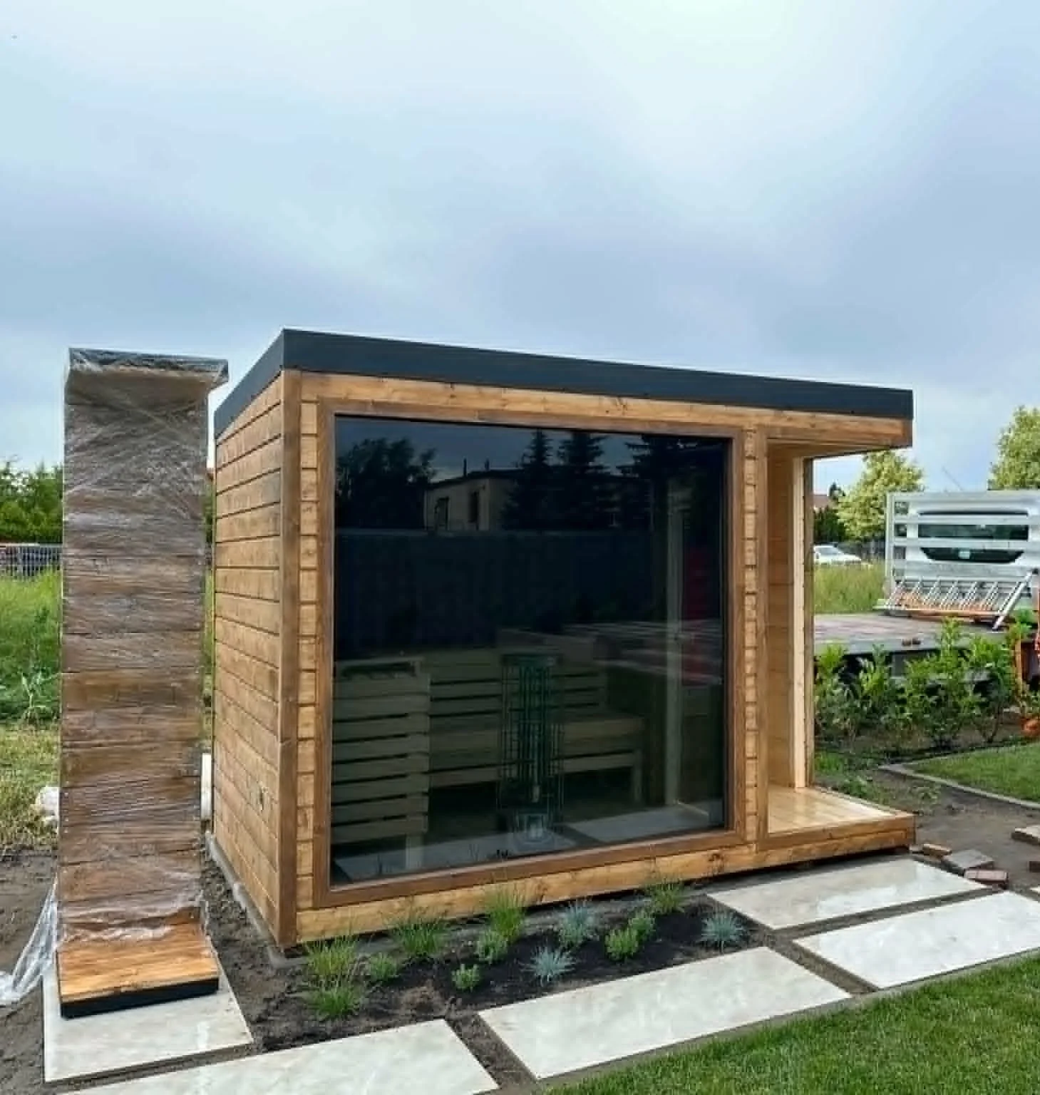 Sauna Ogrodowa Olaya 2 + Prysznic ogrodowy Poznań 