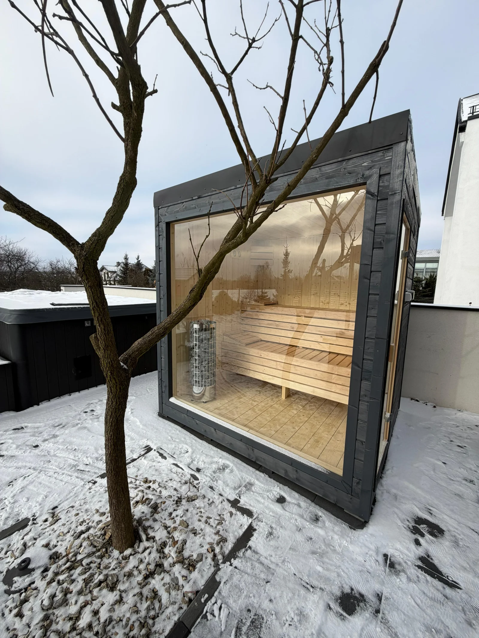 Sauna ogrodowa Olaya 3 - Realizacja